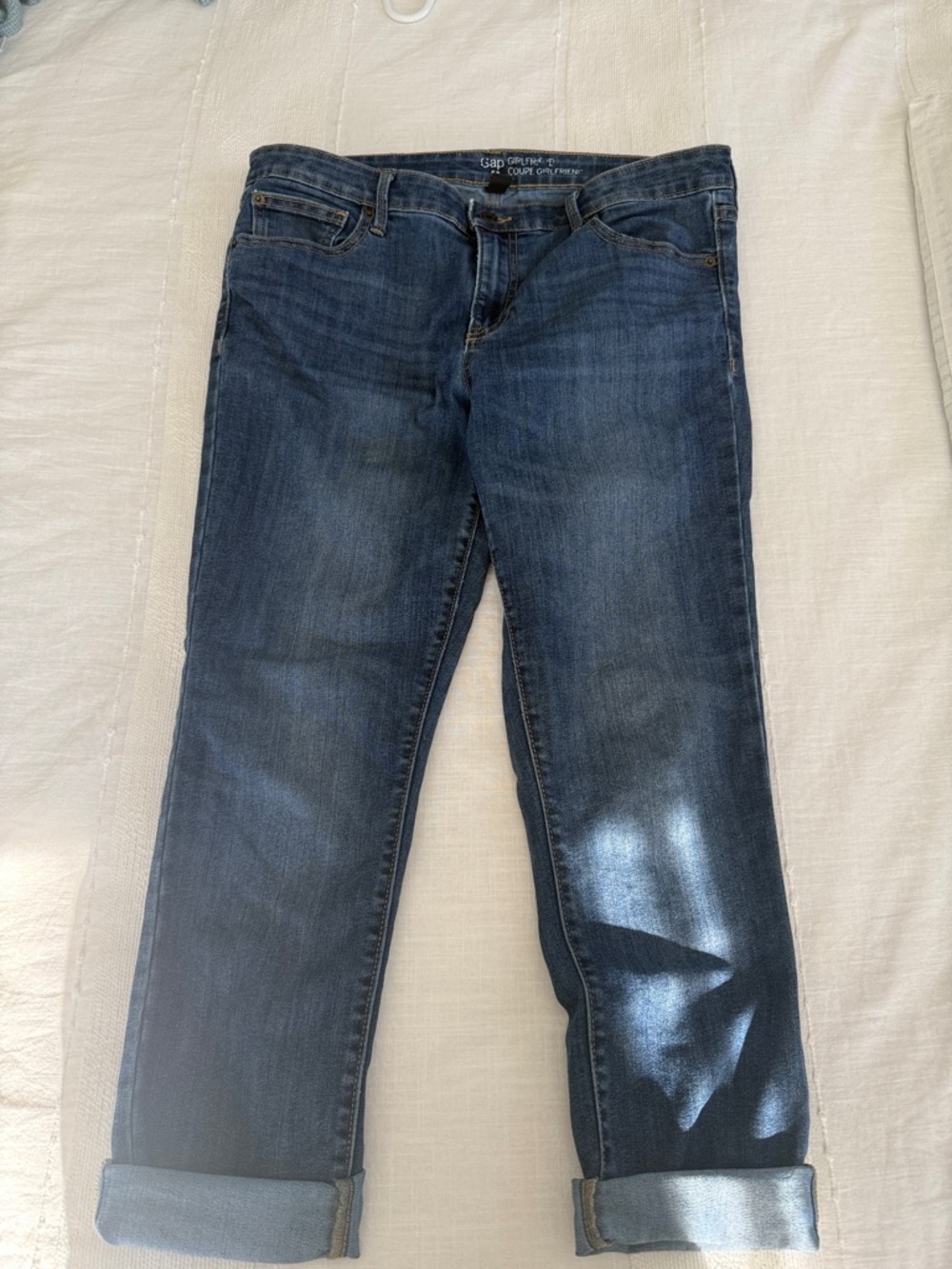 Cropped Women’s Gap Girlfriend Jeans
